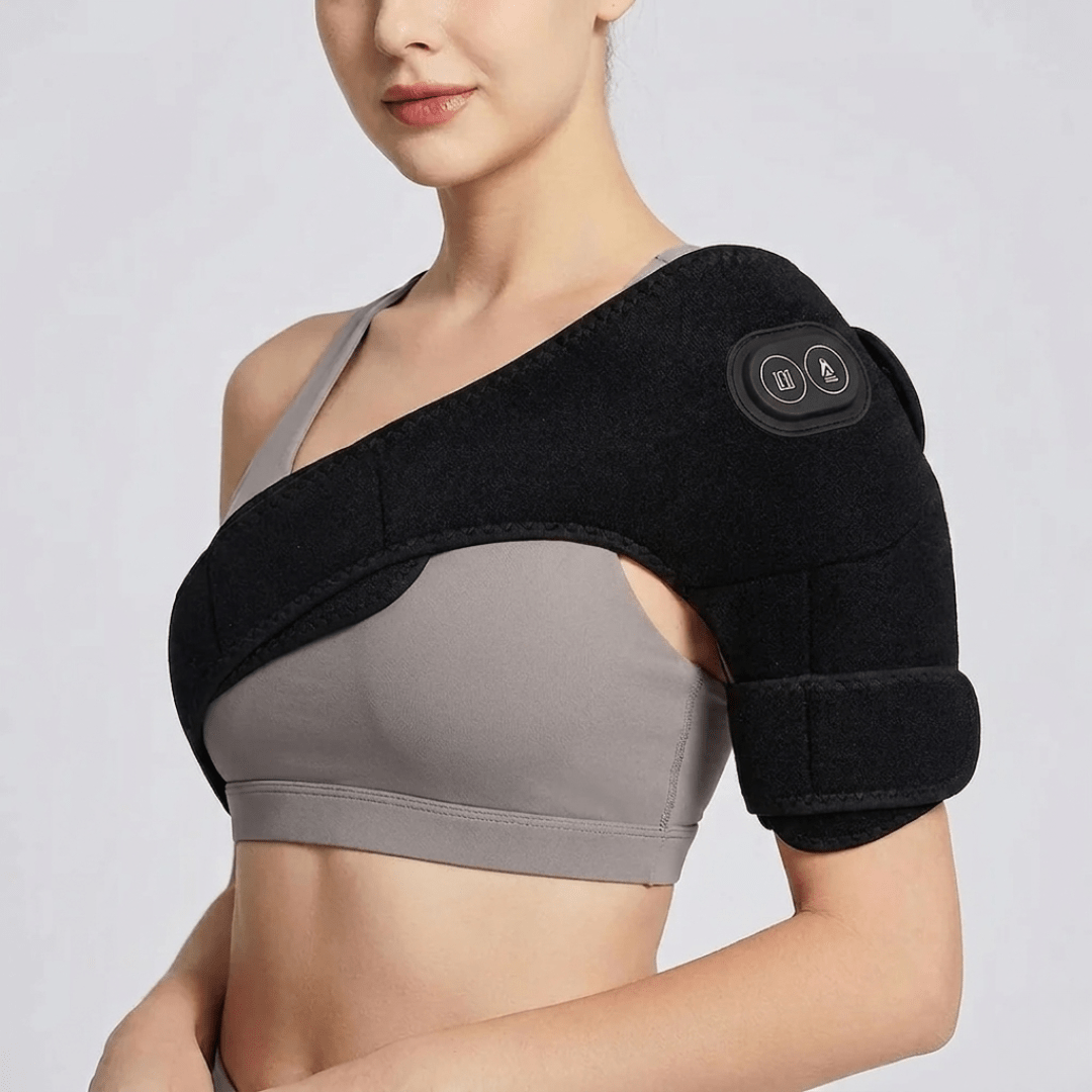 USB Heated Shoulder Bandage - 3-in-1 Joint Relief