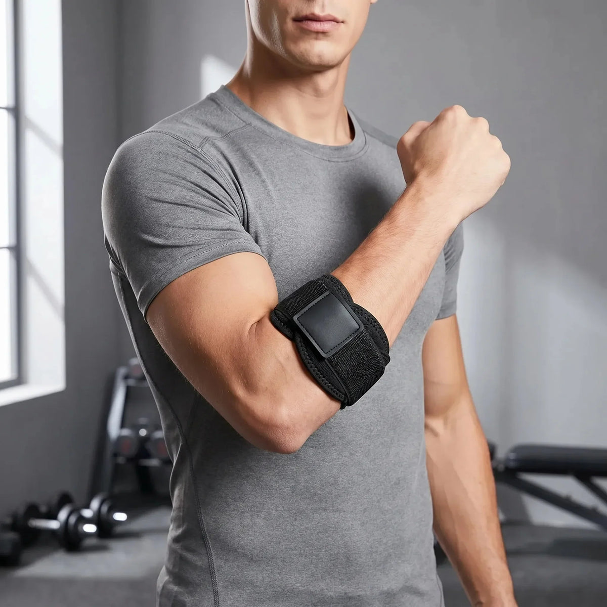 Elbow Support Strap - Racquet Sports Targeted Pressure Low Profile
