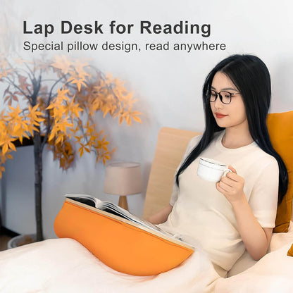 Plateau Coussin sur Genoux pour Ordinateur et Tablette — Confort Canapé
