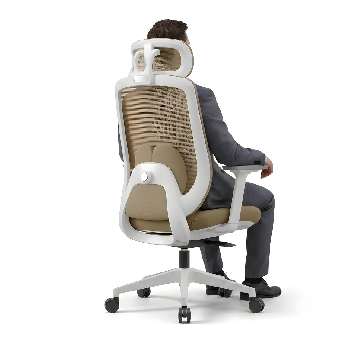 Chaise de Bureau Ergonomique Aera en Maille — 7 Couleurs disponibles