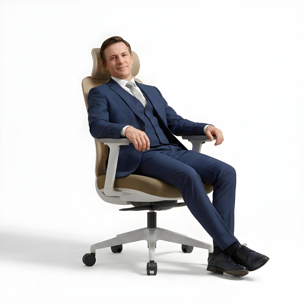 Chaise de Bureau Ergonomique Aera en Maille — 7 Couleurs disponibles