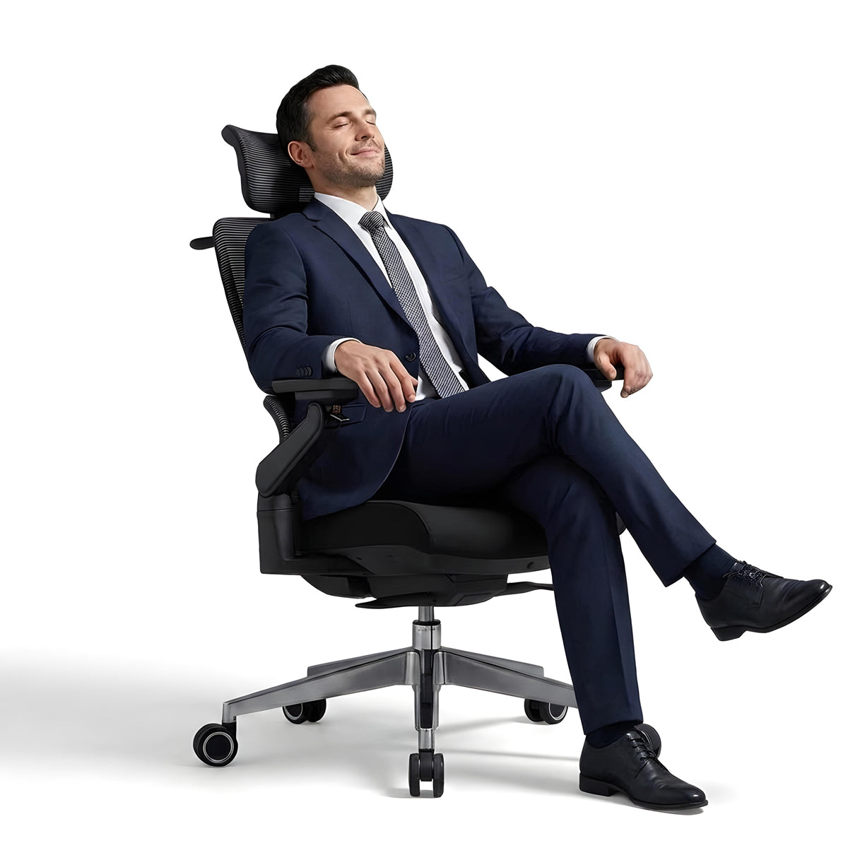 Chaise de Bureau Apex en Maille Haute Performance — Ergonomie Avancée