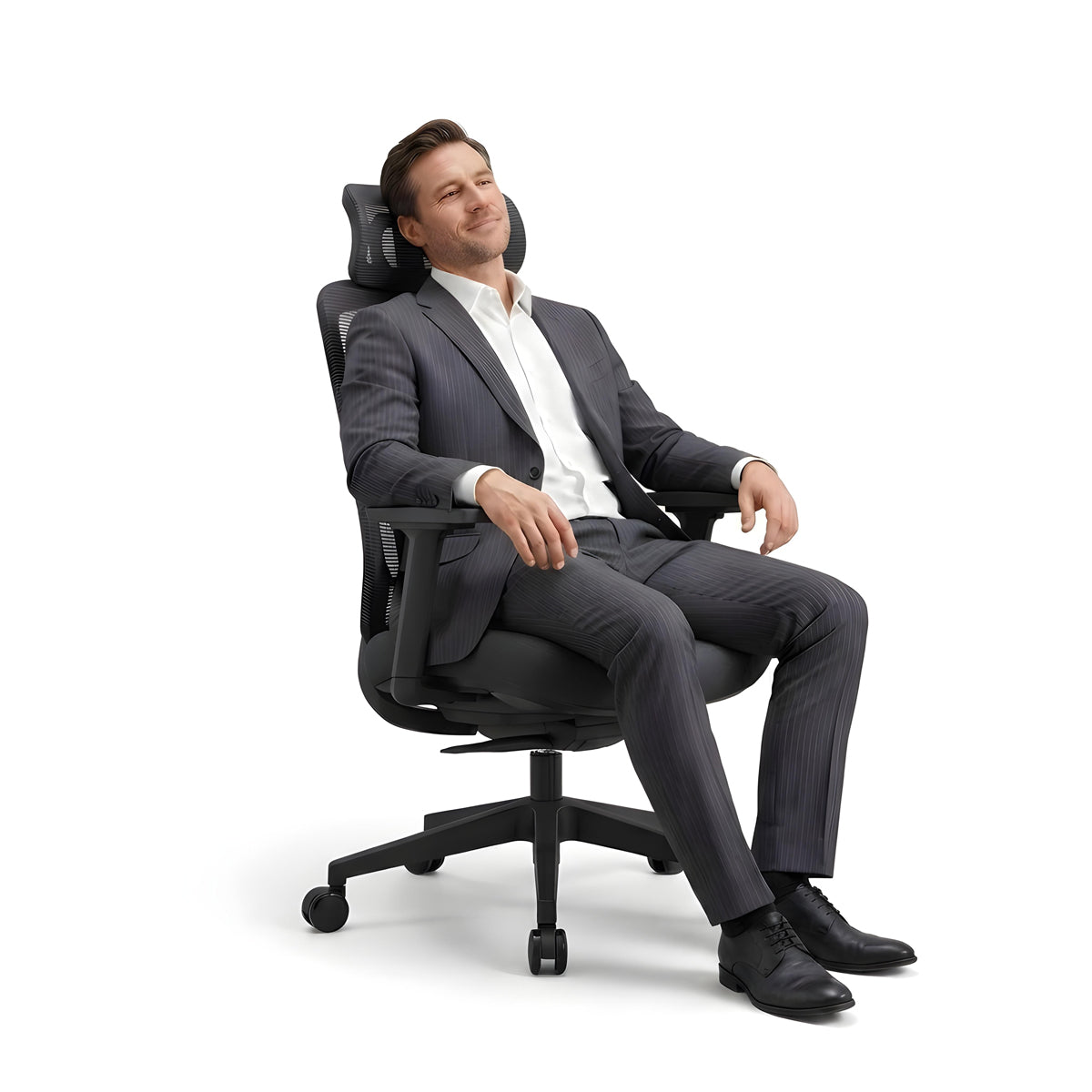 Chaise de Bureau Ergonomique Aera en Maille — 7 Couleurs disponibles