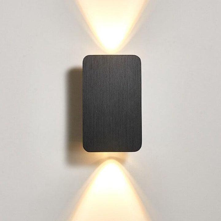 Applique Verre Rectangulaire Nordic 2 Lumières | Blanc Chaud ou Neutre LED