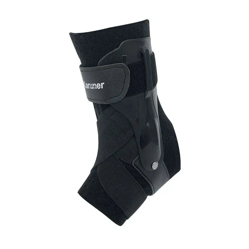 Ankle Brace with Lateral Stabilizers - Low Profile Adjustable