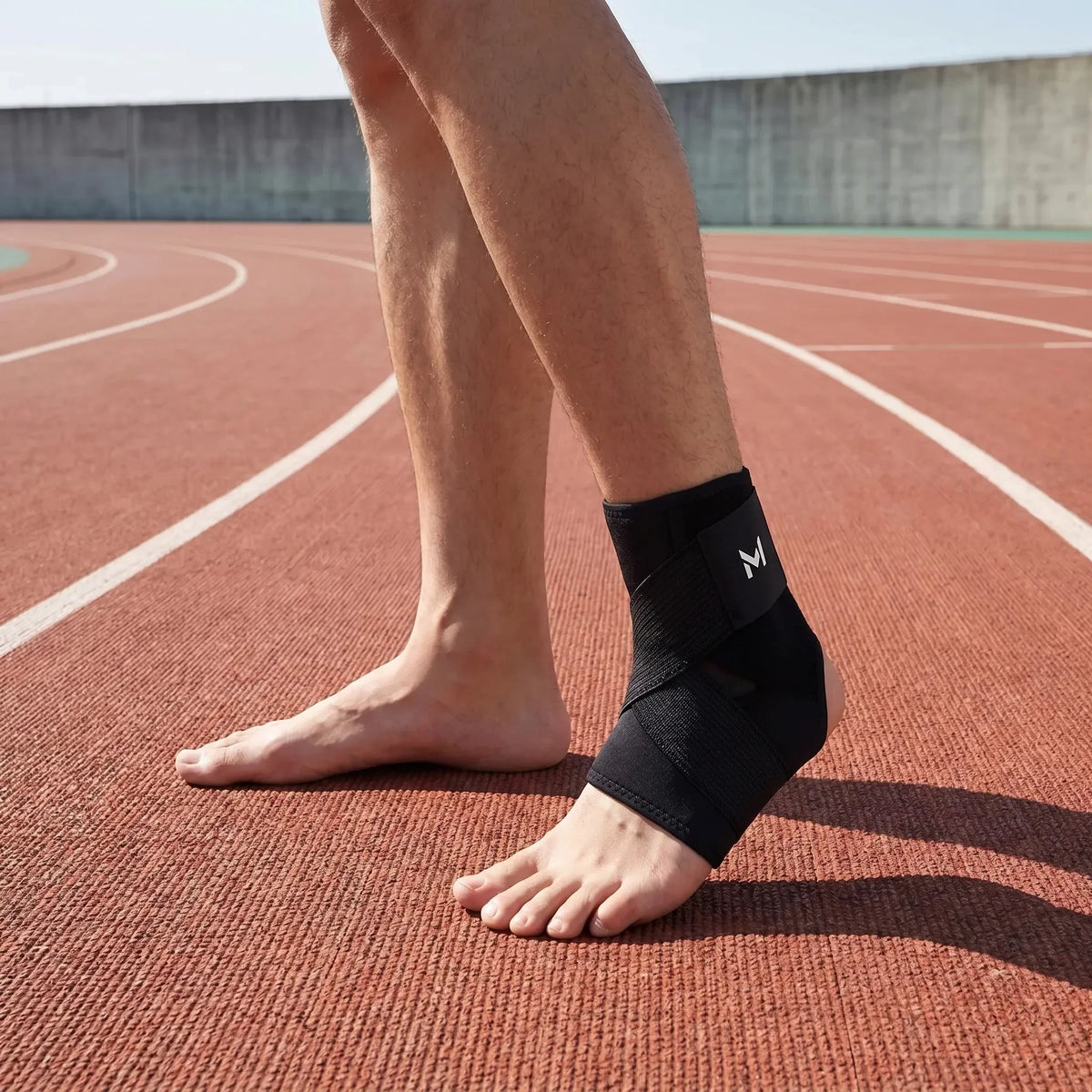 Wraparound Mesh Ankle Brace - Open-Heel Sport Breathable