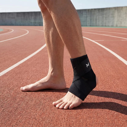Wraparound Mesh Ankle Brace - Open-Heel Sport Breathable