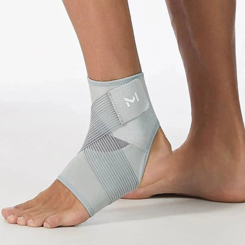 Wraparound Mesh Ankle Brace - Open-Heel Sport Breathable