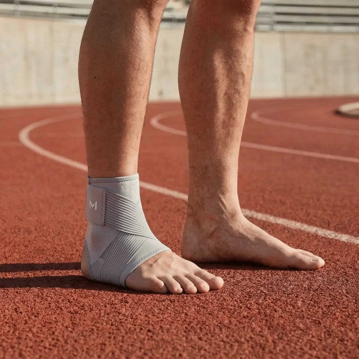 Wraparound Mesh Ankle Brace - Open-Heel Sport Breathable