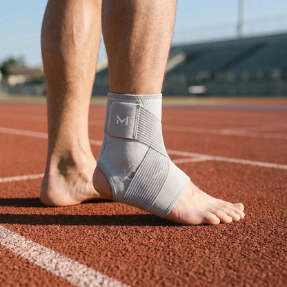 Wraparound Mesh Ankle Brace - Open-Heel Sport Breathable