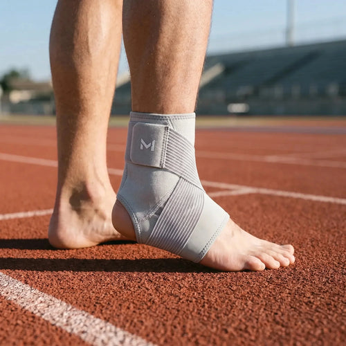 Wraparound Mesh Ankle Brace - Open-Heel Sport Breathable