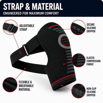Rotator Cuff Shoulder Brace - Adjustable Sport & Recovery