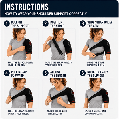 Rotator Cuff Shoulder Brace - Adjustable Sport & Recovery