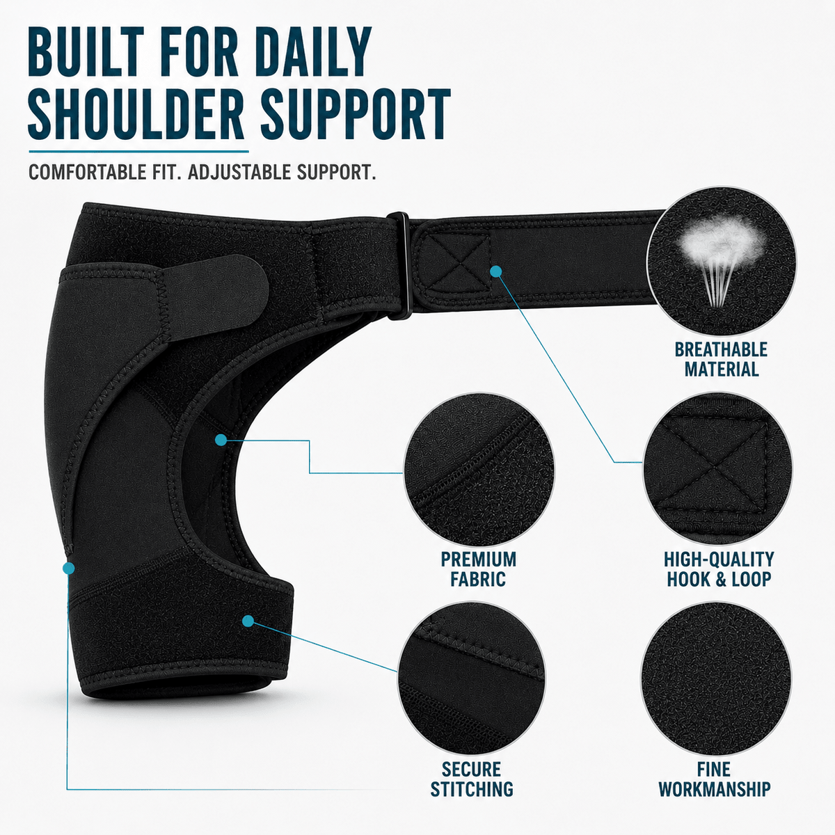 Orthopedic Shoulder Brace Adjustable - Left or Right Choice