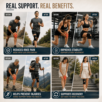 Adjustable Knee Brace with Stabilizers - Sport & Daily Wear