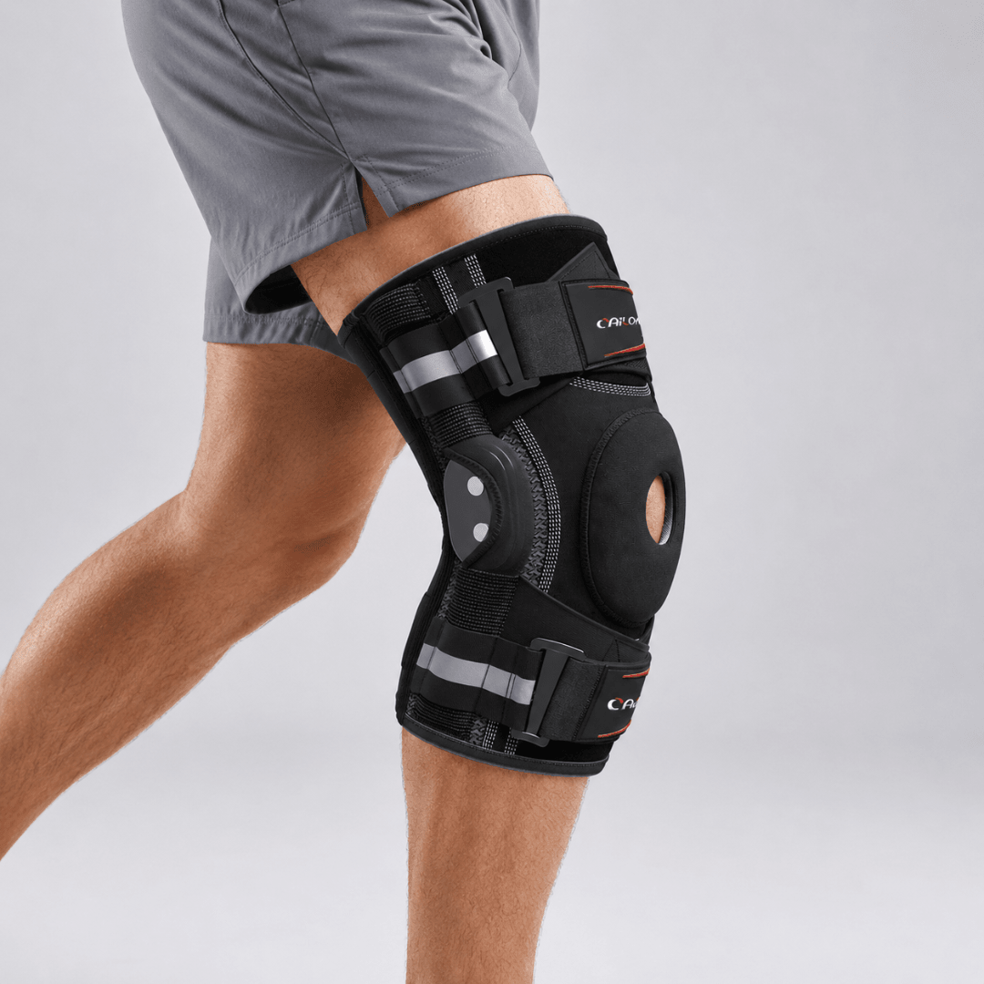 Knee Brace with Stabilizers - Pain Relief & Active Support