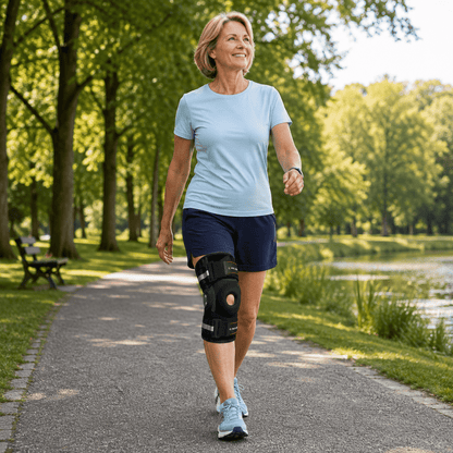 Knee Brace with Stabilizers - Pain Relief & Active Support