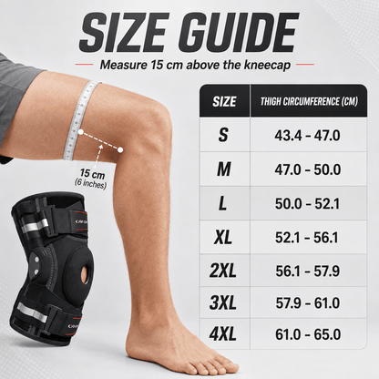 Knee Brace with Stabilizers - Pain Relief & Active Support
