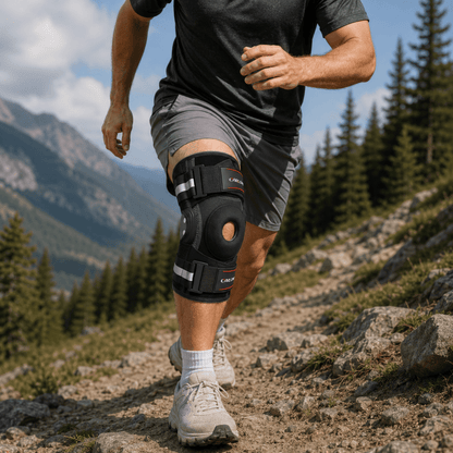 Knee Brace with Stabilizers - Pain Relief & Active Support