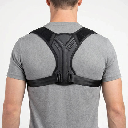 Upper Back Brace Front Closure - Breathable Office & Gym Adjustable