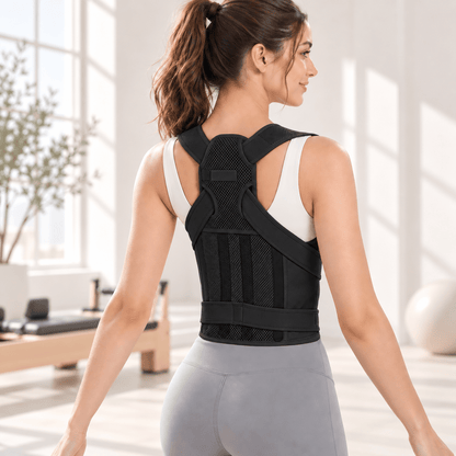 Full Back Posture Brace - Unisex Adjustable Total Support