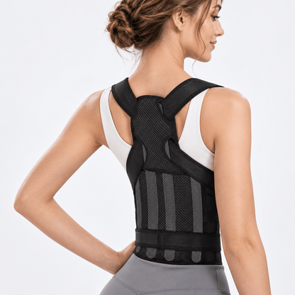 Full Back Posture Brace - Unisex Adjustable Total Support