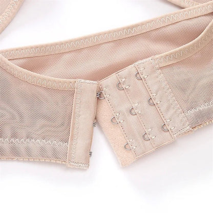 Women's X-Shape Back Brace - Front Closure Elegant Design