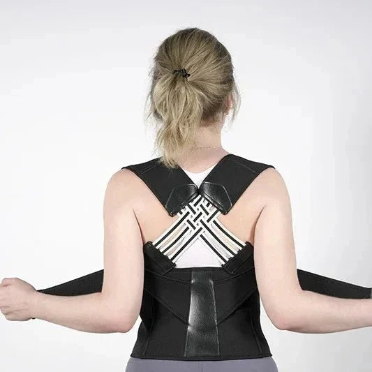 Women's Upper Back Posture Brace - Lattice Design Adjustable