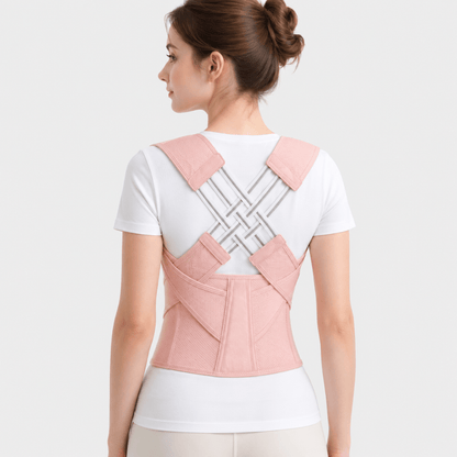 Women's Upper Back Posture Brace - Lattice Design Adjustable