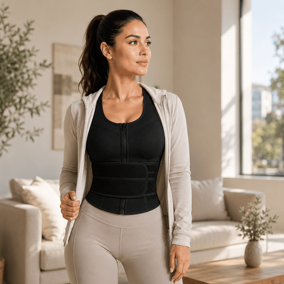 Upper Back & Waist Posture Brace - Clavicle Adjustable Straps
