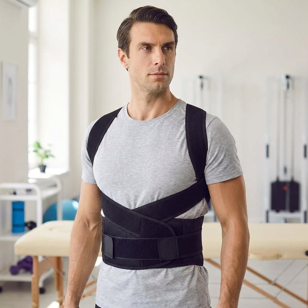 Compact Adjustable Posture Corrector Belt - Discreet Back Support