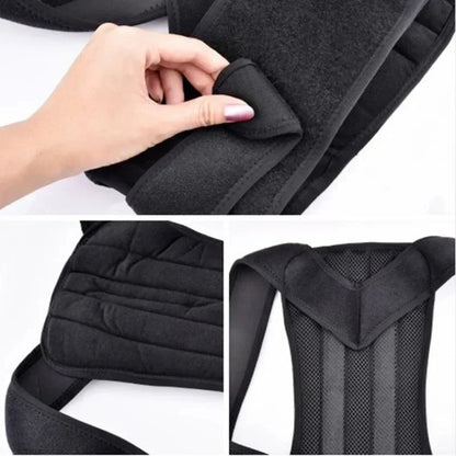 Compact Adjustable Posture Corrector Belt - Discreet Back Support