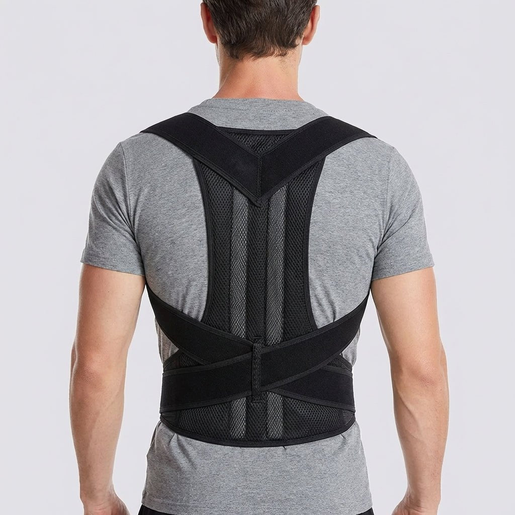 Compact Adjustable Posture Corrector Belt - Discreet Back Support