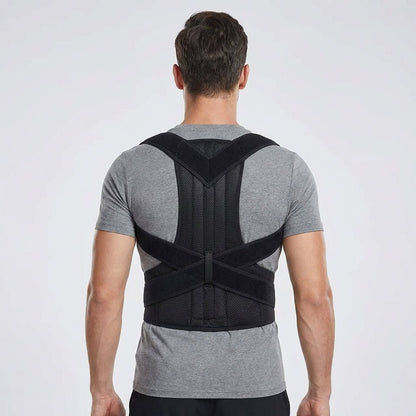 Compact Adjustable Posture Corrector Belt - Discreet Back Support
