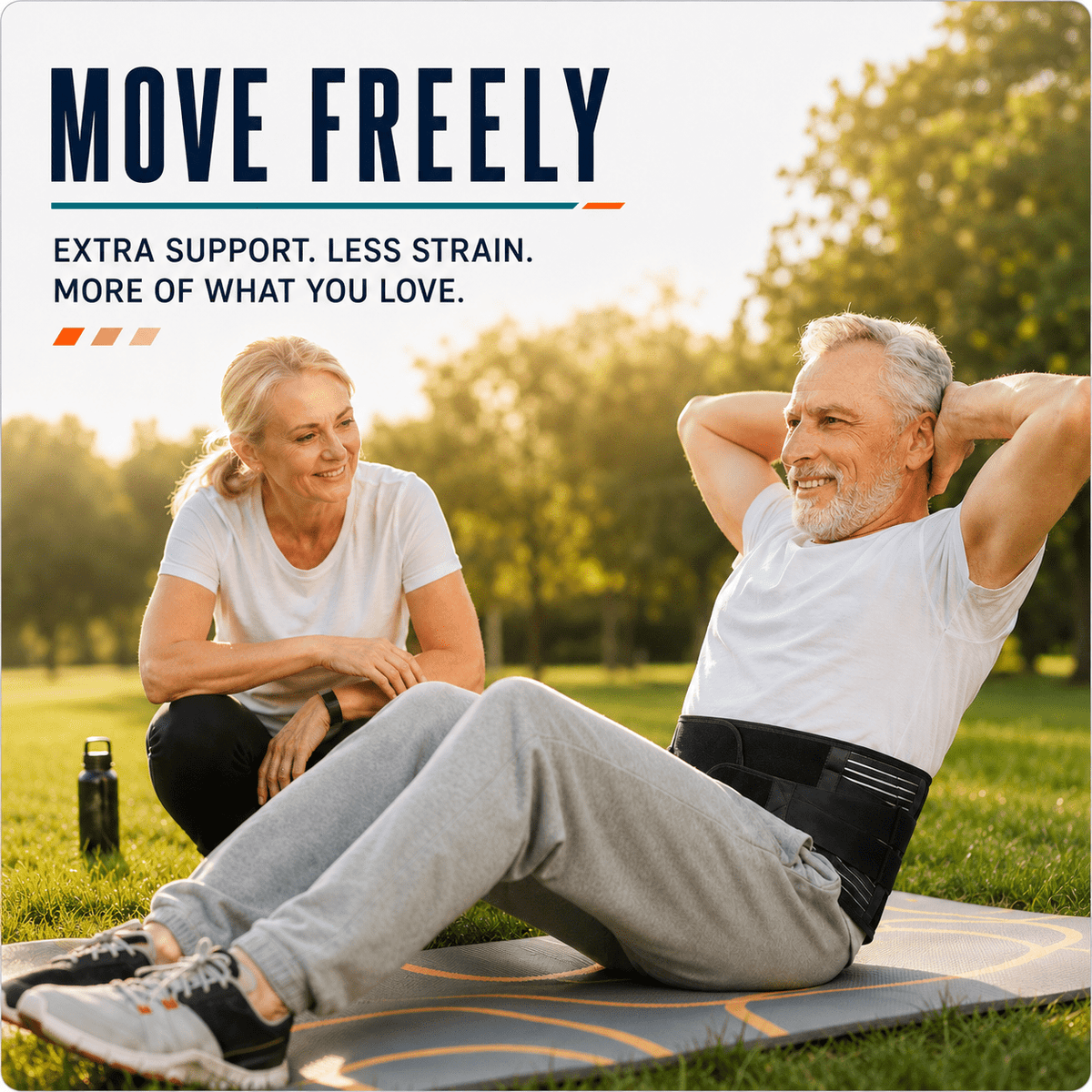 Lumbar Belt - Lower Back Pain Relief & Work Support