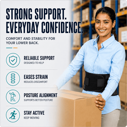 Lumbar Belt - Lower Back Pain Relief & Work Support