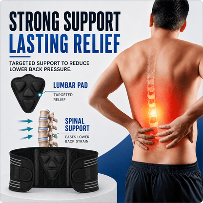 Lumbar Belt - Lower Back Pain Relief & Work Support