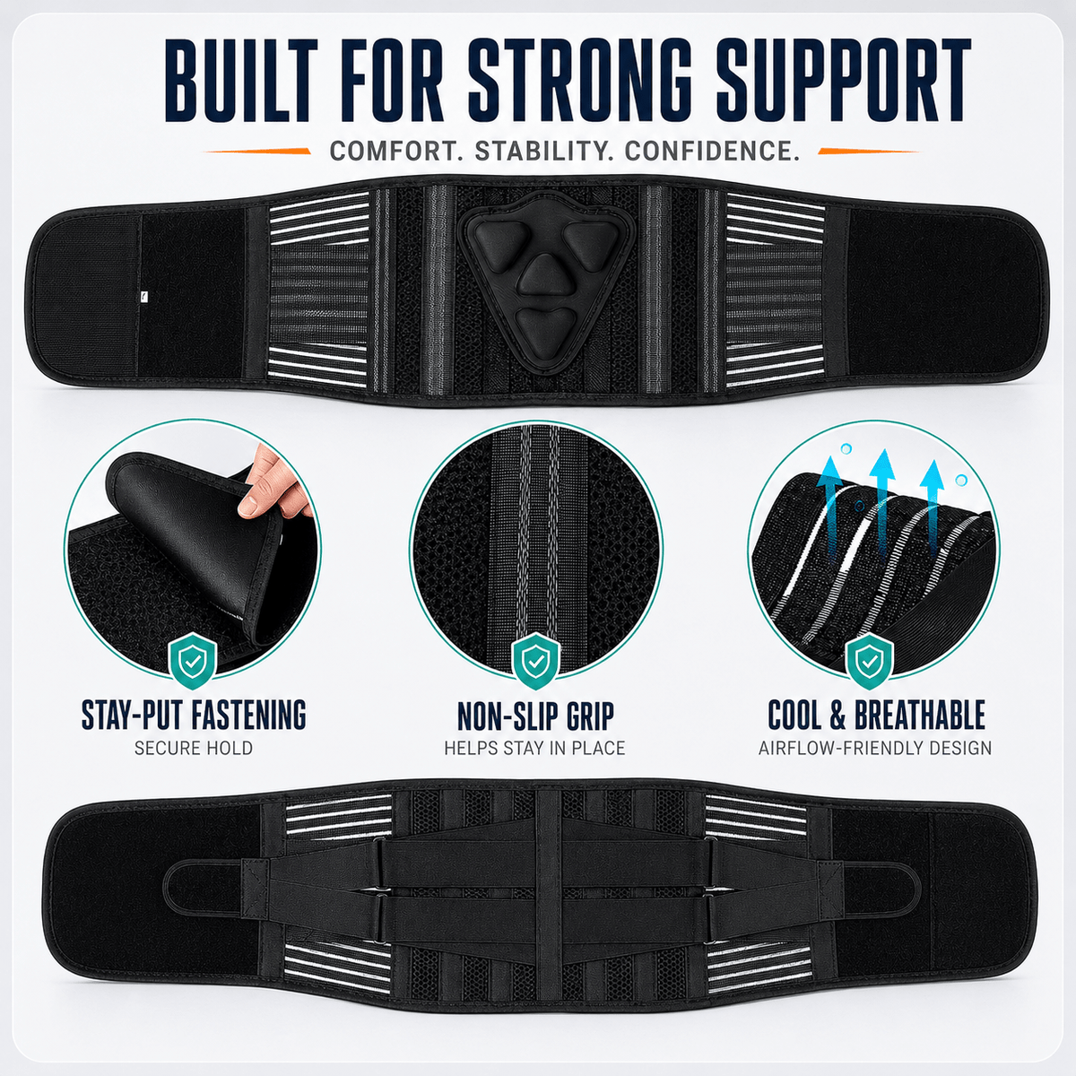 Lumbar Belt - Lower Back Pain Relief & Work Support