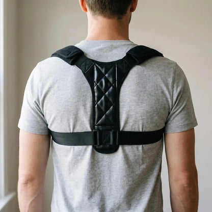 Men's Posture Belt Figure-8 - Breathable Back Panel Office