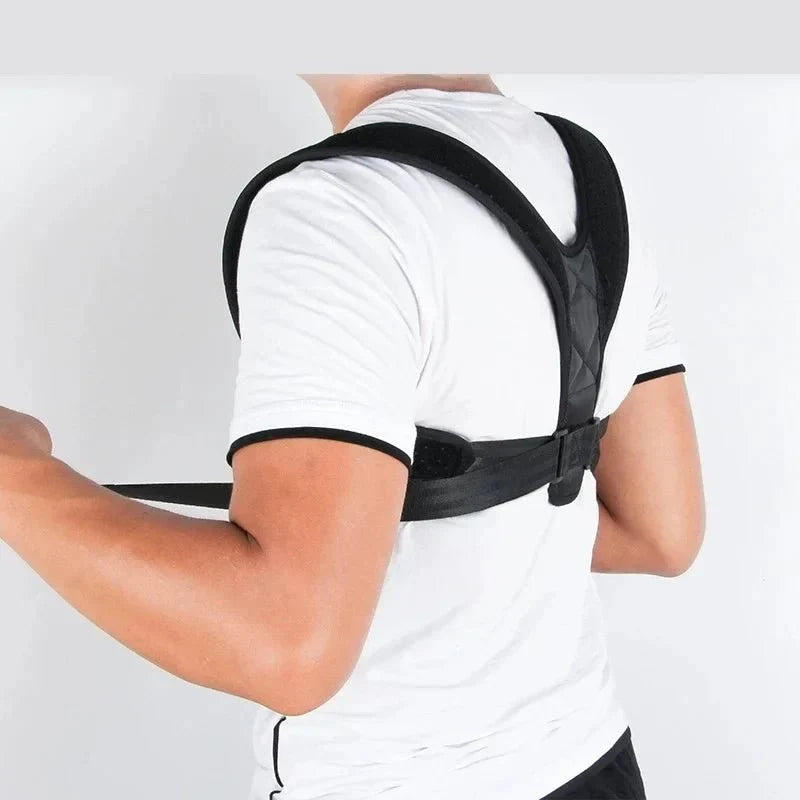 Men's Posture Belt Figure-8 - Breathable Back Panel Office