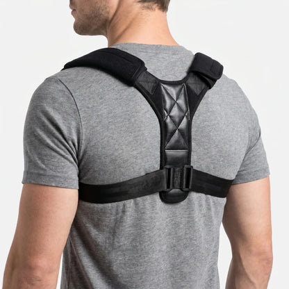 Men's Posture Belt Figure-8 - Breathable Back Panel Office