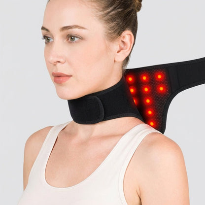 Self-Heating Cervical Collar - Therapeutic Magnets & Relief
