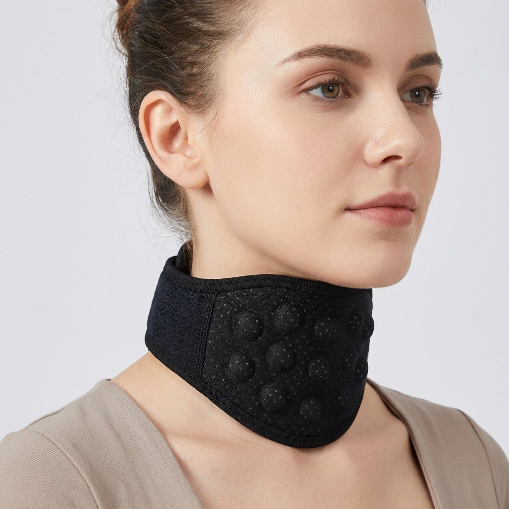 Self-Heating Cervical Collar - Therapeutic Magnets & Relief