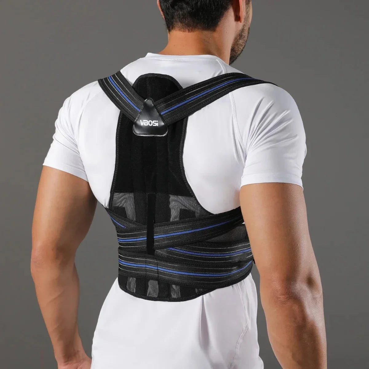 Posture Corrector 4 Metal Stays - Mesh Breathable Adjustable Straps