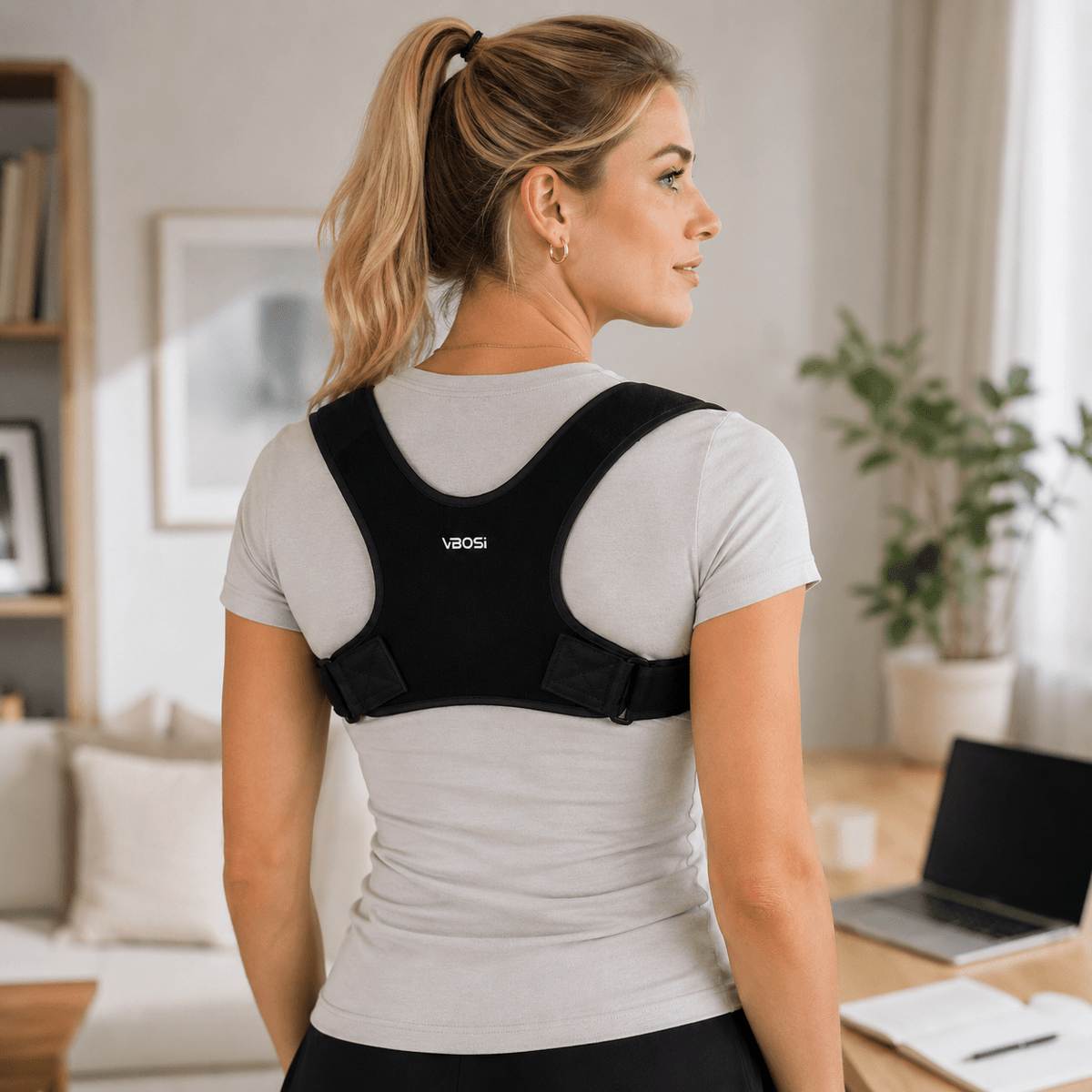 Adult Figure-8 Posture Corrector - Wide Shoulder Support Office