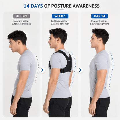 Adult Figure-8 Posture Corrector - Wide Shoulder Support Office