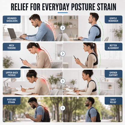 Adult Figure-8 Posture Corrector - Wide Shoulder Support Office