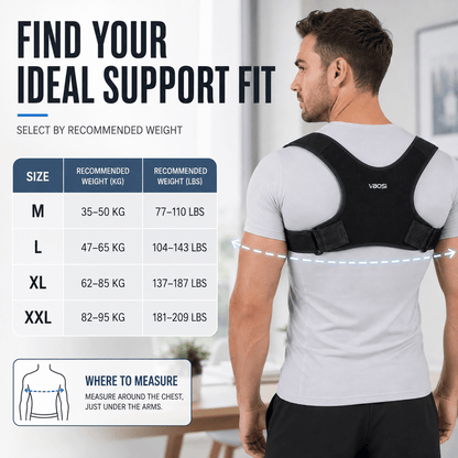 Adult Figure-8 Posture Corrector - Wide Shoulder Support Office