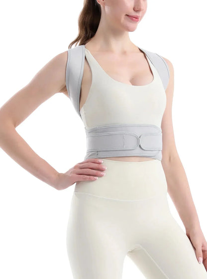 Cross-Back Posture Corrector - Breathable Mesh Daily Postural Support