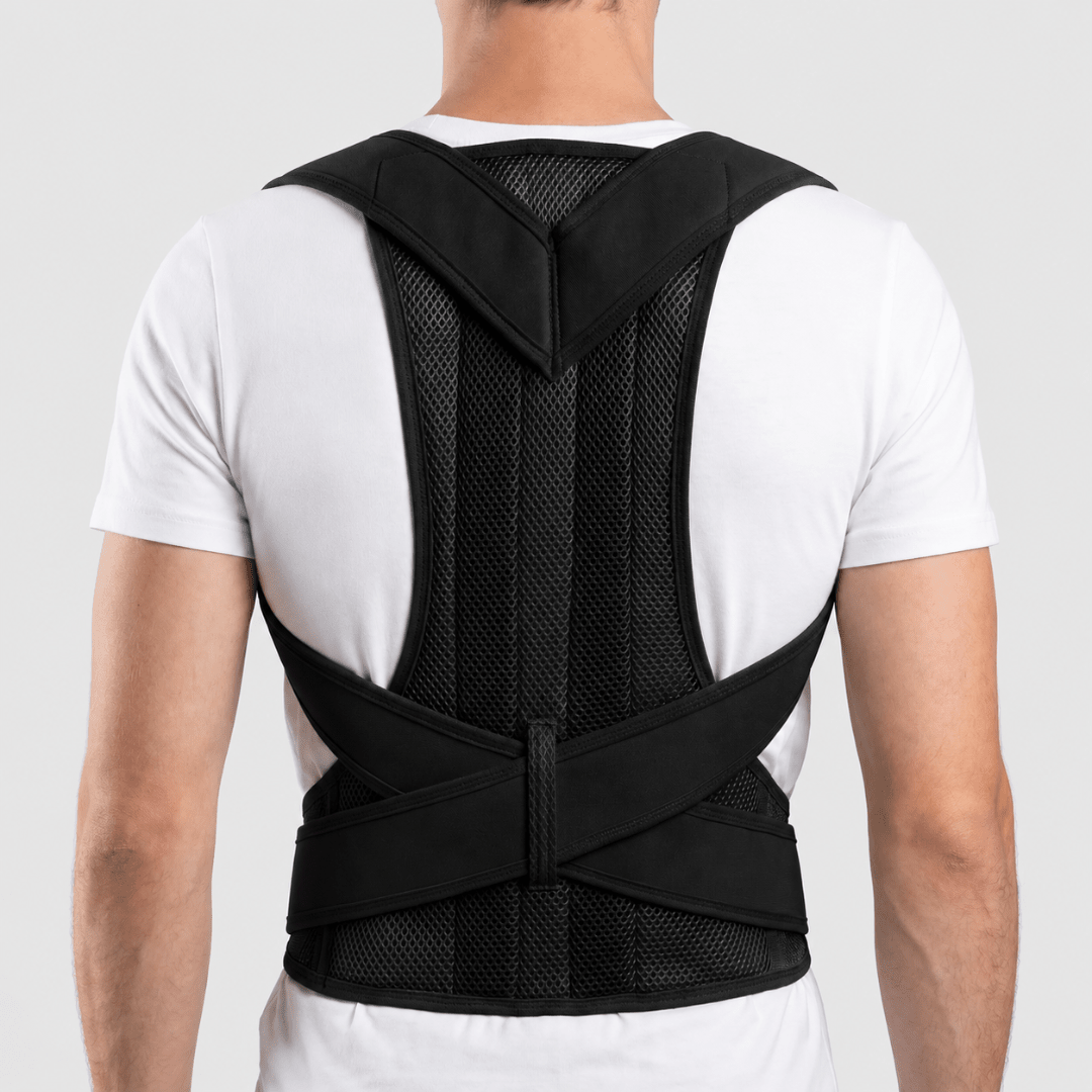 Cross-Back Posture Corrector - Breathable Mesh Daily Postural Support